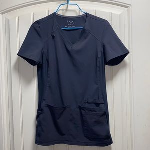 Gray Scrub Top